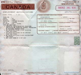 oldpassport Canada visa