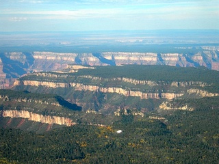 Grand Canyon aerial from North Rim