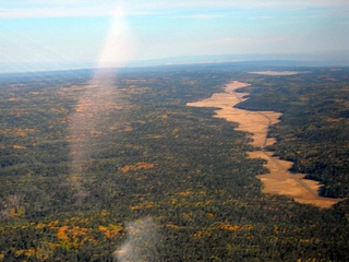 North Rim area -- aerial