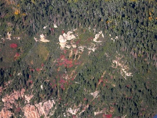 Grand Canyon South Rim view aerial