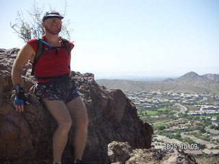 Adam at viewpoint on Lookout Mountain