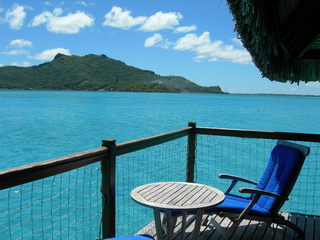 Tim and Dana Higel in Bora Bora