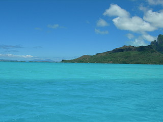 Tim and Dana Higel in Bora Bora