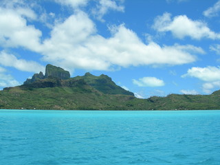 Tim and Dana Higel in Bora Bora