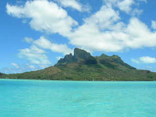 Tim and Dana Higel in Bora Bora