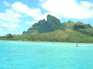 Tim and Dana Higel in Bora Bora