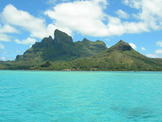 Tim and Dana Higel in Bora Bora