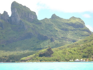 Tim and Dana Higel in Bora Bora