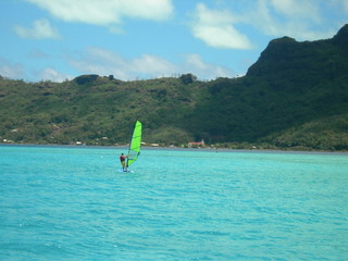 Tim and Dana Higel in Bora Bora