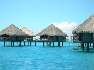 Tim and Dana Higel in Bora Bora