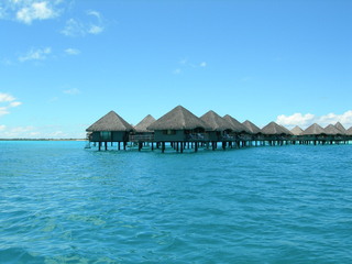 Tim and Dana Higel in Bora Bora