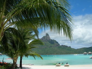 Tim and Dana Higel in Bora Bora