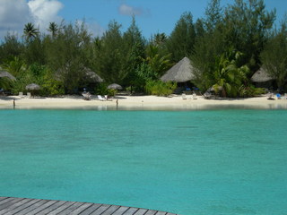 Tim and Dana Higel in Bora Bora