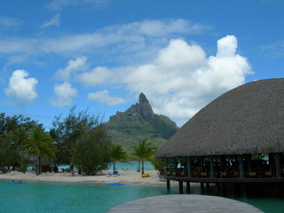 Tim and Dana Higel in Bora Bora