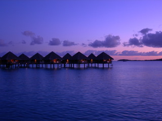 Tim and Dana Higel in Bora Bora