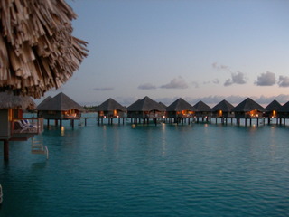 Tim and Dana Higel in Bora Bora