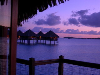 Tim and Dana Higel in Bora Bora