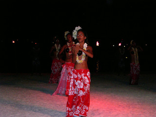 Tim and Dana Higel in Bora Bora