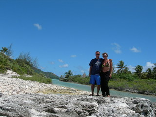 Tim and Dana Higel in Bora Bora