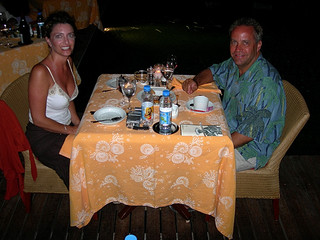 Tim and Dana Higel in Bora Bora