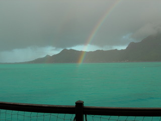 Tim and Dana Higel in Bora Bora