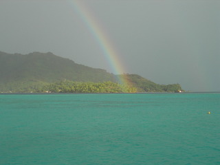 Tim and Dana Higel in Bora Bora