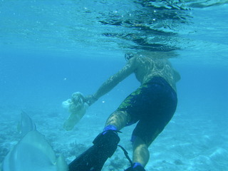 Tim and Dana Higel in Bora Bora