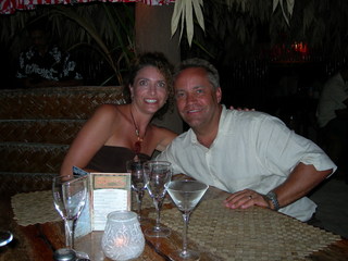 Tim and Dana Higel in Bora Bora