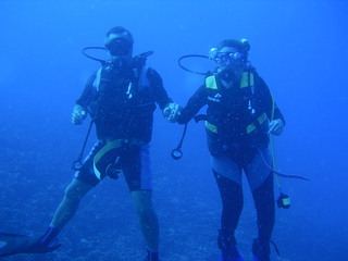 Tim and Dana Higel in Bora Bora