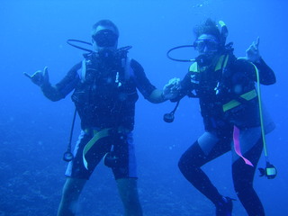 Tim and Dana Higel in Bora Bora