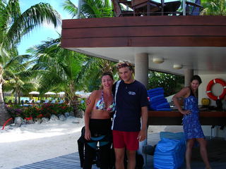 Tim and Dana Higel in Bora Bora