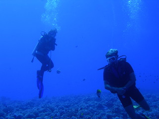 Tim and Dana Higel in Bora Bora