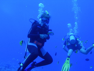 Tim and Dana Higel in Bora Bora