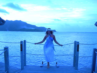 Tim and Dana Higel in Bora Bora