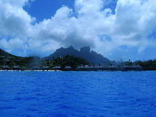 Tim and Dana Higel in Bora Bora