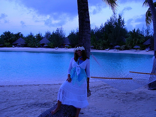 Tim and Dana Higel in Bora Bora