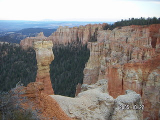 Bryce Canyon -- Bristlecone Loop Trail -- far view up close