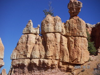 Bryce Canyon -- Peek-a-boo Loop -- view through rock tunnel