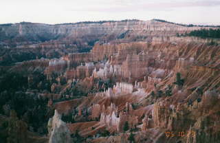 Bryce Canyon -- Navajo Mountain around sunset