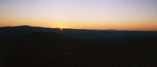 Bryce Canyon -- Navajo Mountain around sunset