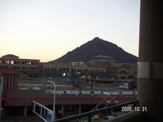 Sunset from the Galleria terrace -- Camelback