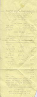 oldpassport Zambia receipt