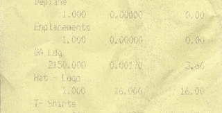 oldpassport Zambia receipt