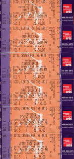 arts tickets