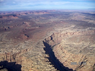 Colorado River near Moab -- aerial