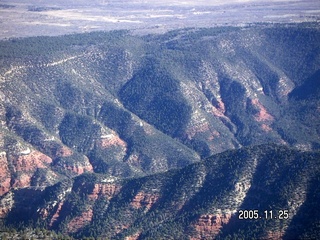 aerial -- Colorado canyon