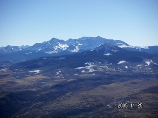 aerial -- Colorado canyon