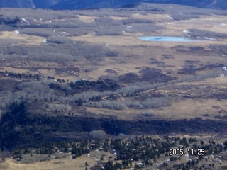 aerial -- Colorado canyon