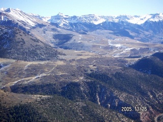 aerial -- Colorado canyon