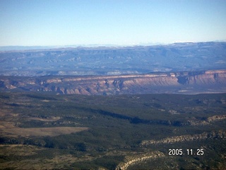 aerial -- Colorado canyon